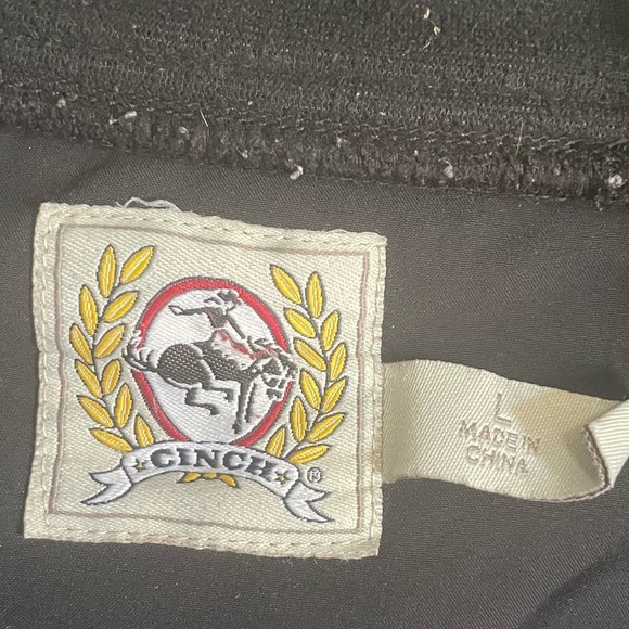 Men’s Cinch 1/2 Softshell‎ Jacket Western Work Rodeo Cowboy Large Men’s - Picture 4 of 5